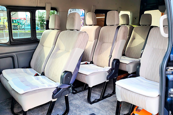 送迎付きでラクラク